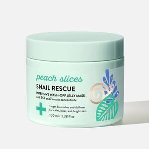 Peach Slices   Snail Rescue Intensive Wash-Off Jelly Mask